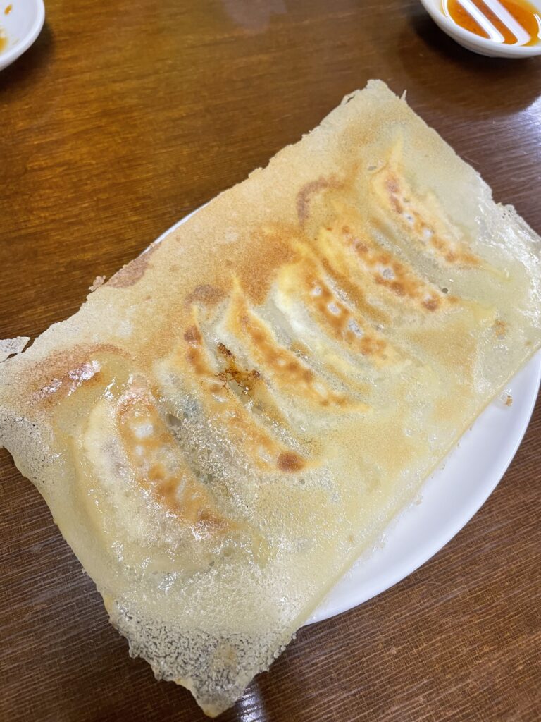 めんめんの羽根付餃子