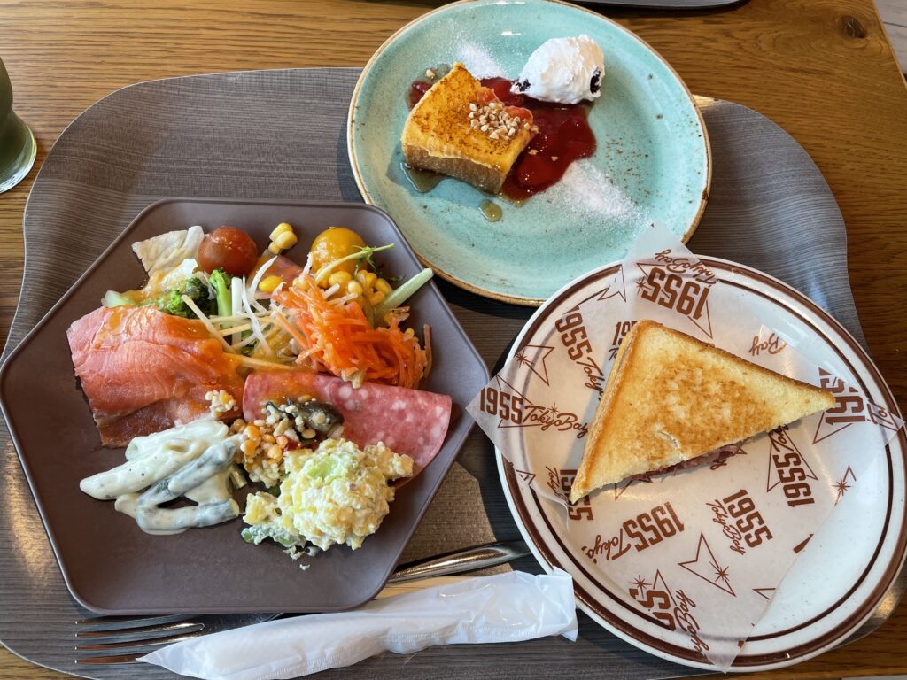 いただいた朝食の一例
